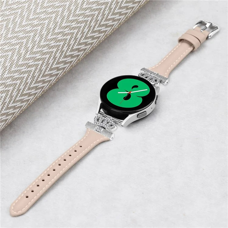 For Huami Amazfit Cheetah Pro Silver Buckle Watchband 20mm Strap with Crown-shape Connector