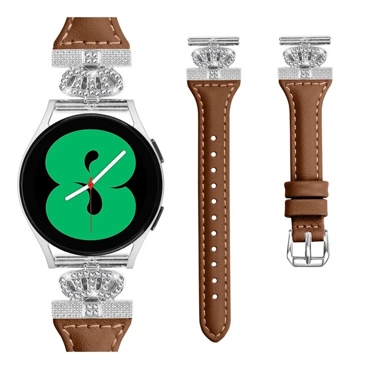 For Huami Amazfit Cheetah Pro Silver Buckle Watchband 20mm Strap with Crown-shape Connector