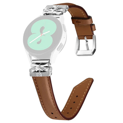 For Huami Amazfit Cheetah Pro Silver Buckle Watch Band 20mm Butterfly Connector Wrist Strap