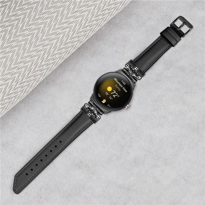For Google Pixel Watch / Watch 2 Watch Strap Black Buckle Butterfly Connector Watchband