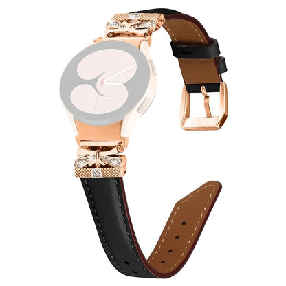 Rose Gold Buckle Strap for Samsung Galaxy Watch4  /  Watch5  /  Watch4 Classic  /  Watch4 Active  /  Watch5 Active Smartwatch Band