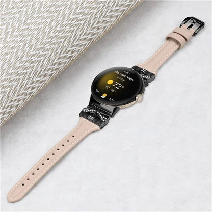 Black Buckle Watch Strap for Google Pixel Watch / Pixel Watch 2 Butterfly Connector Wrist Band
