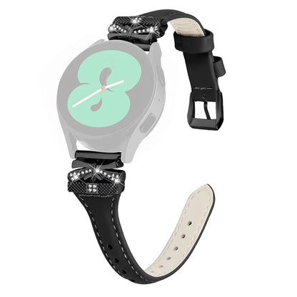 Black Buckle Watch Band for Huami Amazfit Cheetah Pro Butterfly Connector 20mm Wrist Strap