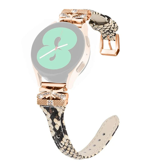 Rose Gold Buckle Band for Huami Amazfit Cheetah Pro 20mm Genuine Cowhide Leather Watch Strap