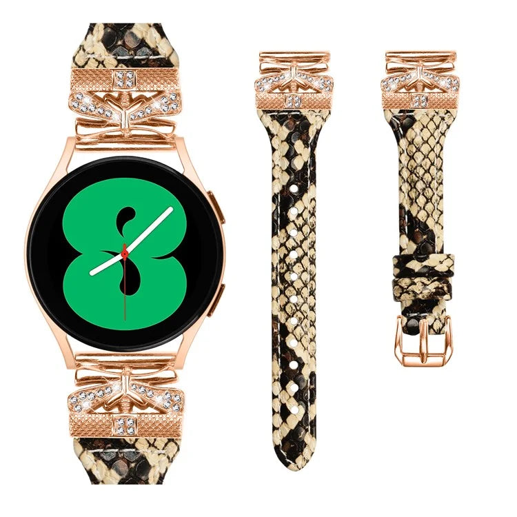 Rose Gold Buckle Band for Huami Amazfit Cheetah Pro 20mm Genuine Cowhide Leather Watch Strap