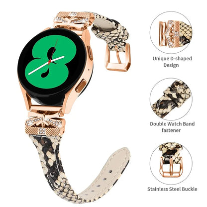 Rose Gold Buckle Band for Huami Amazfit Cheetah Pro 20mm Genuine Cowhide Leather Watch Strap