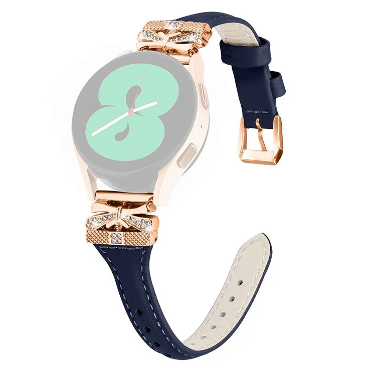 Rose Gold Buckle Band for Huami Amazfit Cheetah Pro 20mm Genuine Cowhide Leather Watch Strap