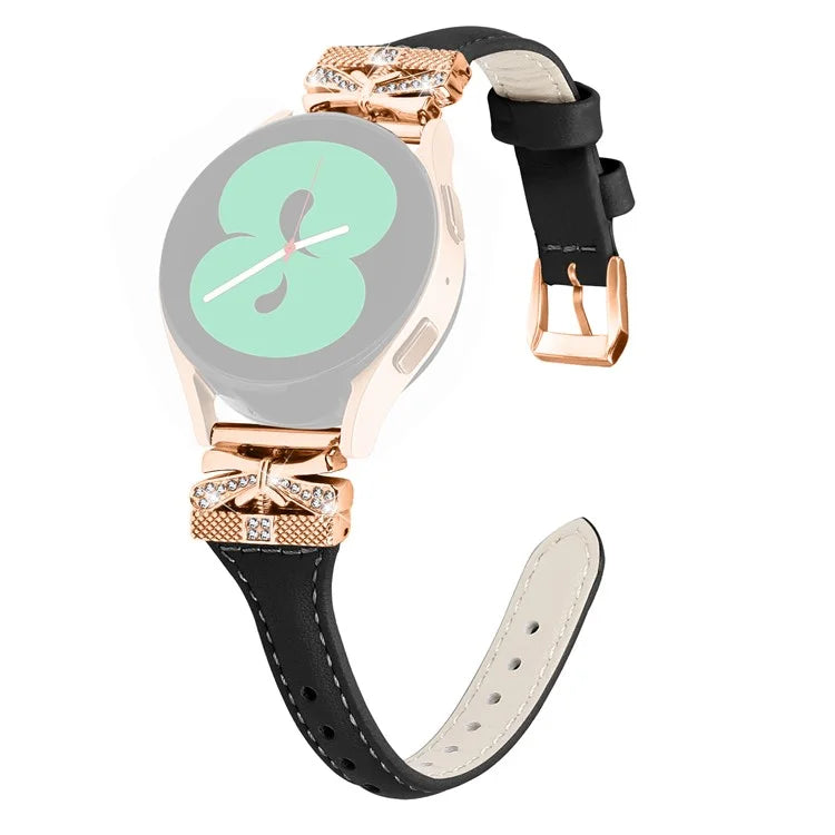 Rose Gold Buckle Band for Huami Amazfit Cheetah Pro 20mm Genuine Cowhide Leather Watch Strap