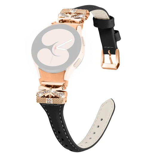 Rose Gold Buckle Strap for Samsung Galaxy Watch6 40mm / 44mm / Watch6 Classic 43mm / 47mm Watch Band