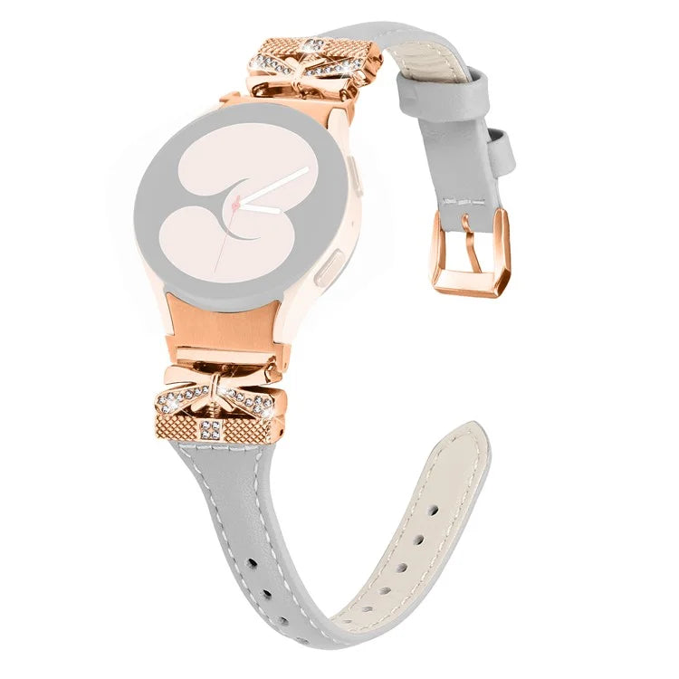 Rose Gold Buckle Strap for Samsung Galaxy Watch6 40mm / 44mm / Watch6 Classic 43mm / 47mm Watch Band