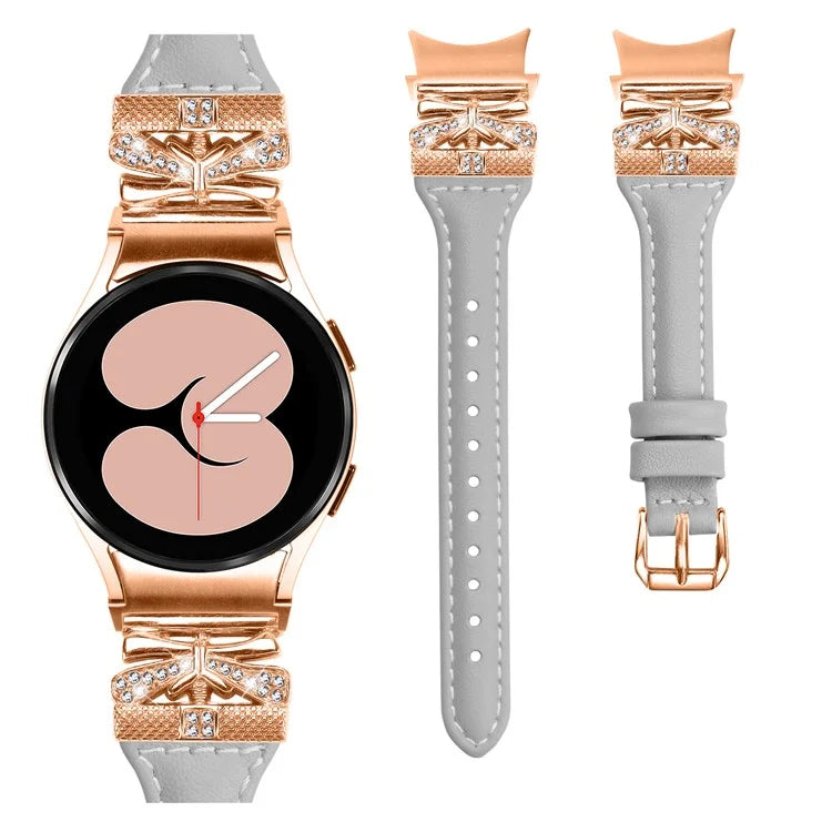 Rose Gold Buckle Strap for Samsung Galaxy Watch4  /  Watch5  /  Watch4 Classic  /  Watch4 Active  /  Watch5 Active Stylish Watchband
