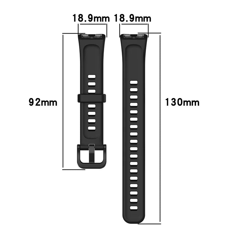 For Huawei Band 8 Silicone Strap Waterproof Soft Watch Band