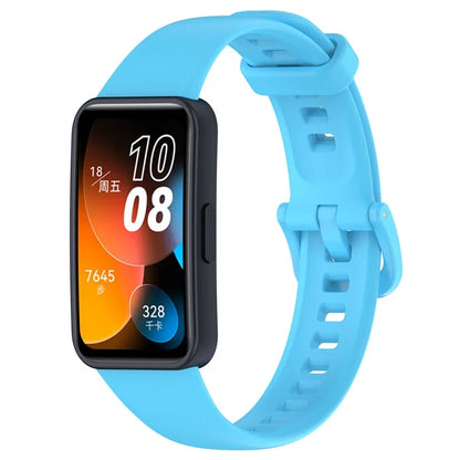 For Huawei Band 8 Silicone Strap Waterproof Soft Watch Band