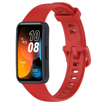 For Huawei Band 8 Silicone Strap Waterproof Soft Watch Band