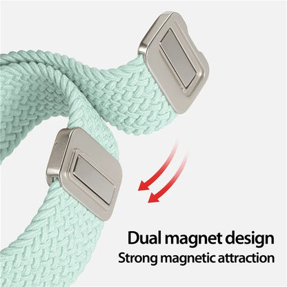 DUX DUCIS Watch Strap for Apple Watch Series 10 42mm / 9 8 7 41mm / SE (2023) SE (2022) SE 6 5 4 40mm / 3 2 1 38mm Nylon Watch Strap - Soft Mint