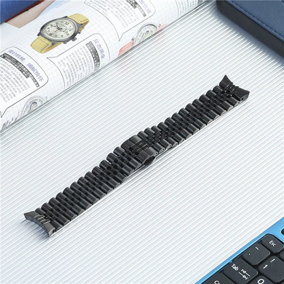 For Samsung Galaxy Watch6 / Watch6 Classic / Watch 5 / Watch 5 Pro / Watch 5 Active / Watch4 / Watch4 Classic / Watch4 Active Stainless Steel Watch Band