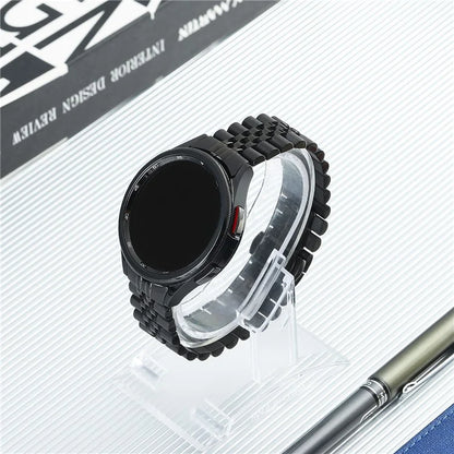 For Samsung Galaxy Watch6 / Watch6 Classic / Watch 5 / Watch 5 Pro / Watch 5 Active / Watch4 / Watch4 Classic / Watch4 Active Stainless Steel Watch Band
