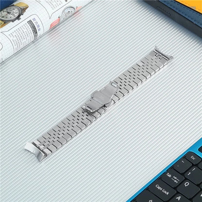 For Samsung Galaxy Watch6 / Watch6 Classic / Watch 5 / Watch 5 Pro / Watch 5 Active / Watch4 / Watch4 Classic / Watch4 Active Stainless Steel Watch Band