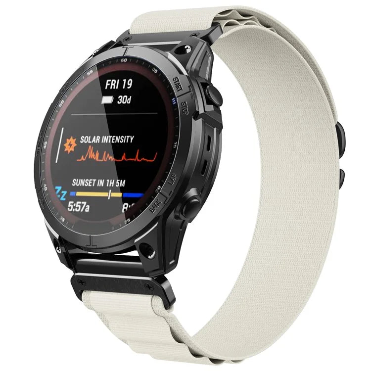 For Garmin Fenix 7 / Forerunner 965 / 955 / 945 / 935 Watch Strap Nylon Loop Quick Release 22mm Wristband