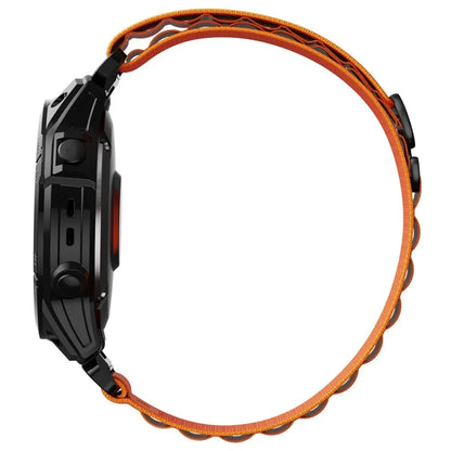 For Garmin Fenix 7 / Forerunner 965 / 955 / 945 / 935 Watch Strap Nylon Loop Quick Release 22mm Wristband