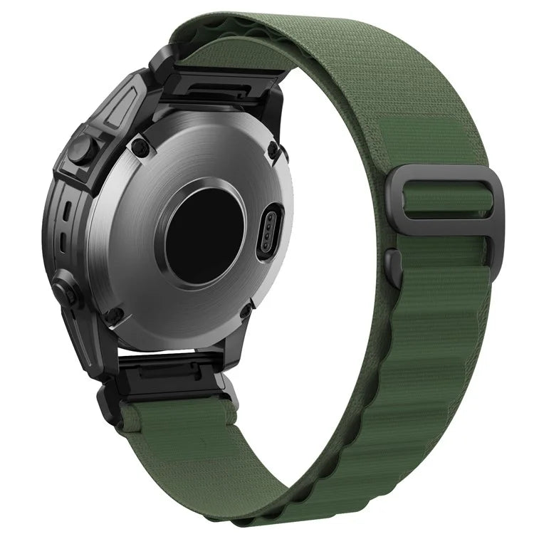 For Garmin Fenix 7 / Forerunner 965 / 955 / 945 / 935 Watch Strap Nylon Loop Quick Release 22mm Wristband