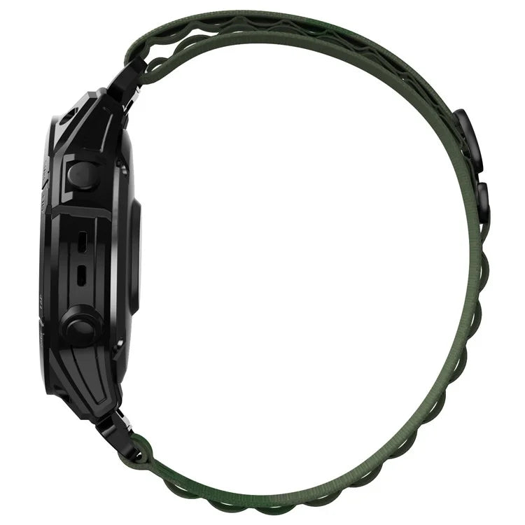 For Garmin Fenix 7 / Forerunner 965 / 955 / 945 / 935 Watch Strap Nylon Loop Quick Release 22mm Wristband