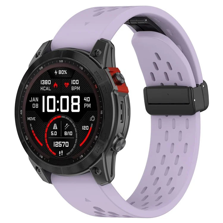 For Garmin Fenix 7 / Forerunner 965 / 955 / 945 / 935 Watch Band 22mm Silicone Breathable Wristband