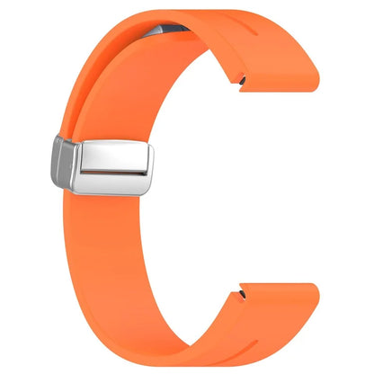 For Garmin Fenix 7 / Forerunner 965 / 955 / 945 / 935 22mm Watch Band Silive Buckle Silicone Wriststrap