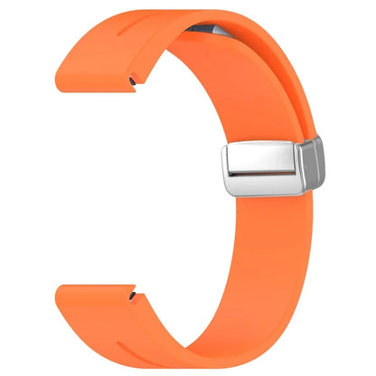 For Garmin Fenix 7 / Forerunner 965 / 955 / 945 / 935 22mm Watch Band Silive Buckle Silicone Wriststrap
