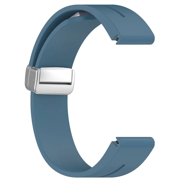 For Garmin Fenix 7 / Forerunner 965 / 955 / 945 / 935 22mm Watch Band Silive Buckle Silicone Wriststrap