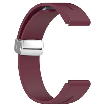 For Garmin Fenix 7 / Forerunner 965 / 955 / 945 / 935 22mm Watch Band Silive Buckle Silicone Wriststrap