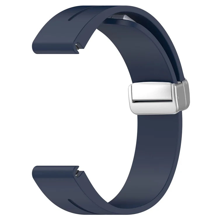 For Garmin Fenix 7 / Forerunner 965 / 955 / 945 / 935 22mm Watch Band Silive Buckle Silicone Wriststrap