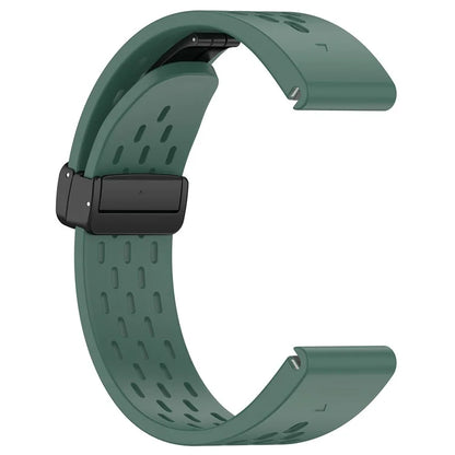 For Garmin Tactix 7 Pro / Fenix 7X / Fenix 7X Solar Silicone Watch Strap 26mm Breathable Watch Band with Folding Buckle