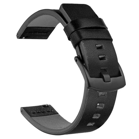 For Suunto 9 / 9 Baro / 7 Replacement Watch Band 24mm PU Leather Watch Strap
