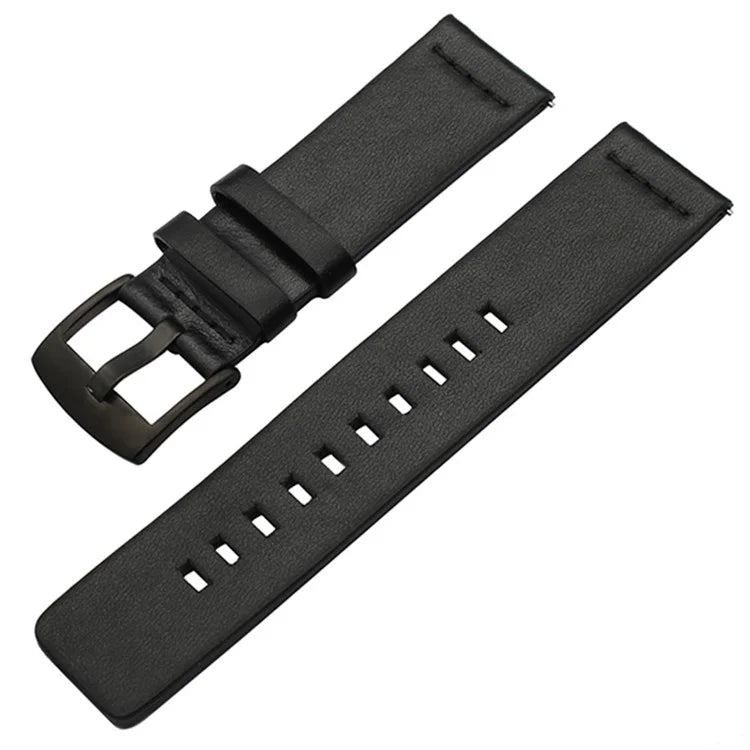 For Suunto 9 / 9 Baro / 7 Replacement Watch Band 24mm PU Leather Watch Strap