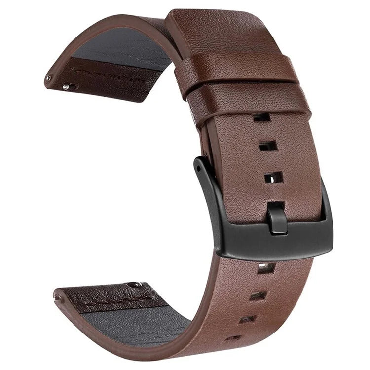 For Suunto 9 / 9 Baro / 7 Replacement Watch Band 24mm PU Leather Watch Strap