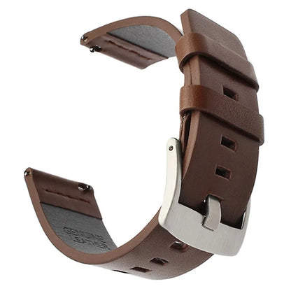 For Suunto 9 / 9 Baro / 7 Replacement Watch Band 24mm PU Leather Watch Strap