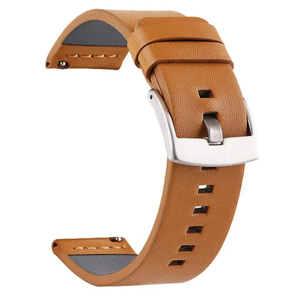 For Suunto 9 / 9 Baro / 7 Replacement Watch Band 24mm PU Leather Watch Strap
