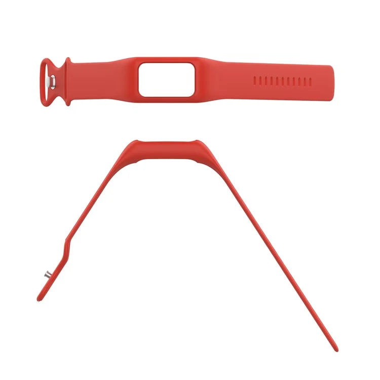 For Fitbit Charge 6 / 5 / 4 / 3 Watch Strap Integrate Silicone Watch Band with Case Cover