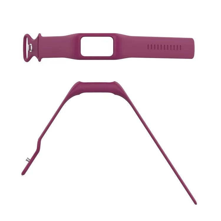 For Fitbit Charge 6 / 5 / 4 / 3 Watch Strap Integrate Silicone Watch Band with Case Cover