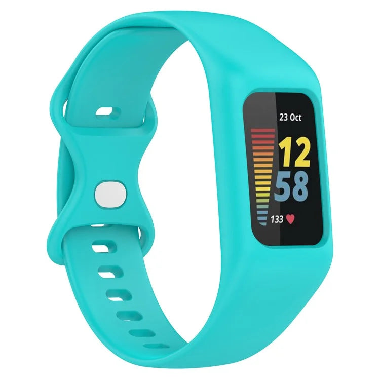 For Fitbit Charge 6 / 5 / 4 / 3 Watch Strap Integrate Silicone Watch Band with Case Cover