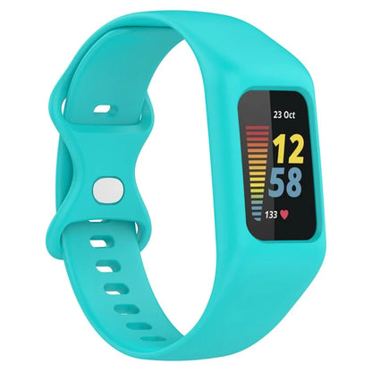 For Fitbit Charge 6 / 5 / 4 / 3 Watch Strap Integrate Silicone Watch Band with Case Cover