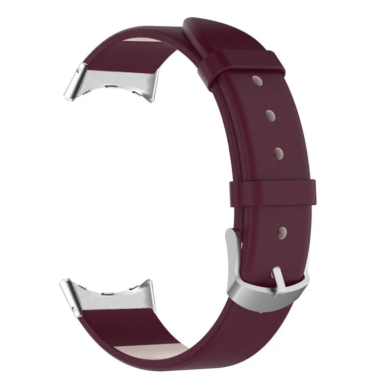 For Google Pixel Watch 2 / Pixel Watch PU Leather Watch Strap Quick Release Watch Band