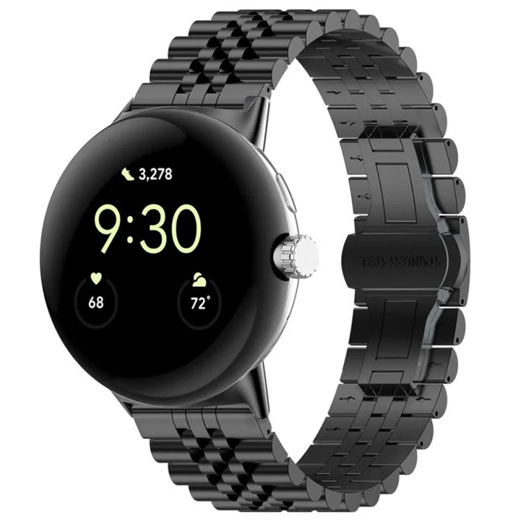 For Google Pixel Watch / Watch 2 Replacement Watch Strap Stainless Steel Watch Band