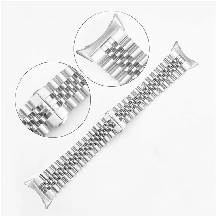 For Google Pixel Watch / Watch 2 Replacement Watch Strap Stainless Steel Watch Band