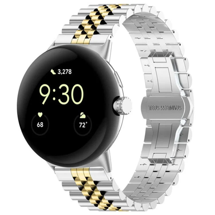 For Google Pixel Watch / Watch 2 Replacement Watch Strap Stainless Steel Watch Band
