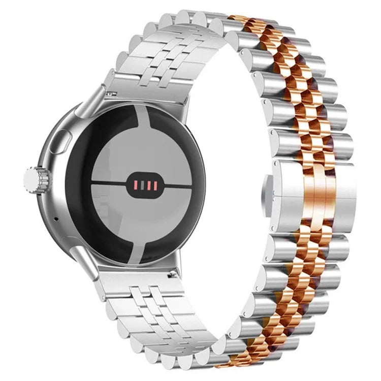 For Google Pixel Watch / Watch 2 Replacement Watch Strap Stainless Steel Watch Band