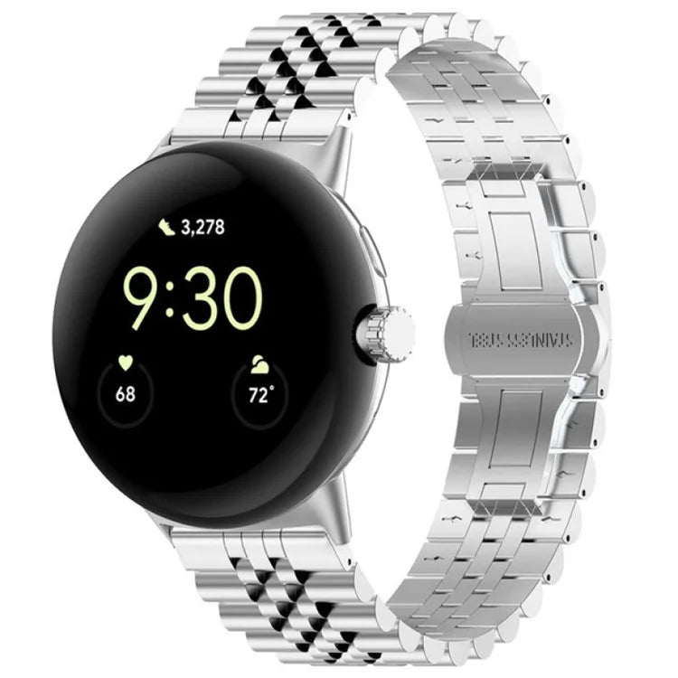 For Google Pixel Watch / Watch 2 Replacement Watch Strap Stainless Steel Watch Band