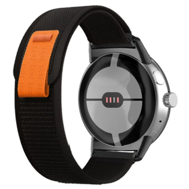 For Google Pixel Watch / Watch 2 Nylon Watch Band Adjustable Quick Release Wrist Strap