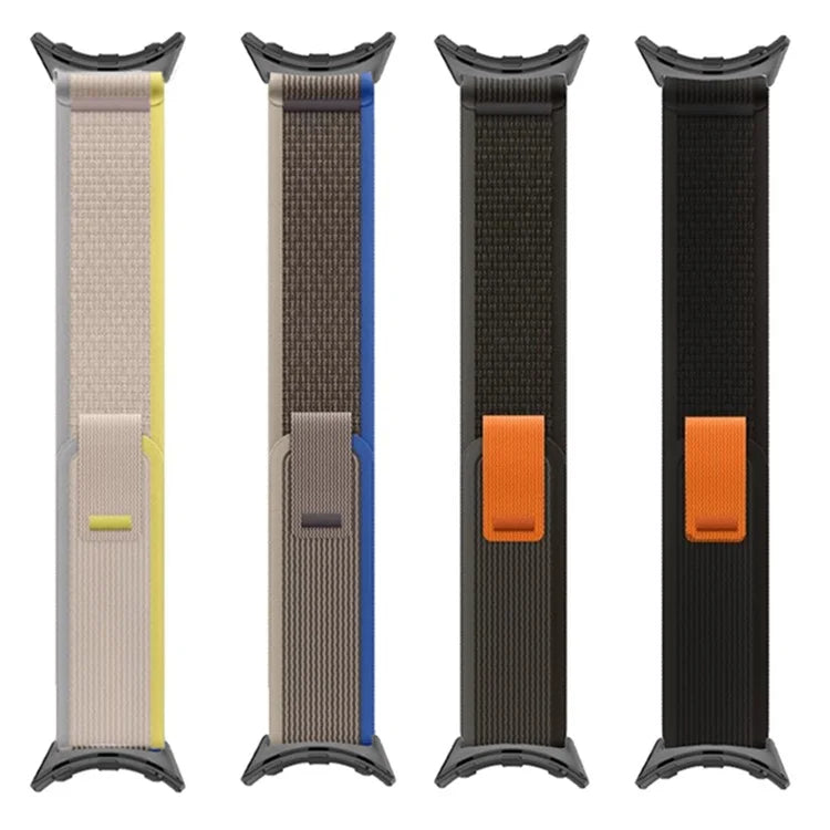 For Google Pixel Watch / Watch 2 Nylon Watch Band Adjustable Quick Release Wrist Strap